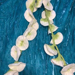 NWOT artisan vintage-inspired flower scarf